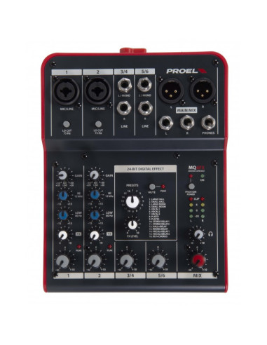 PROEL | MQ6FX | Mixer analogico