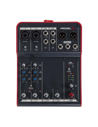 PROEL | MQ6 | Mixer analogico