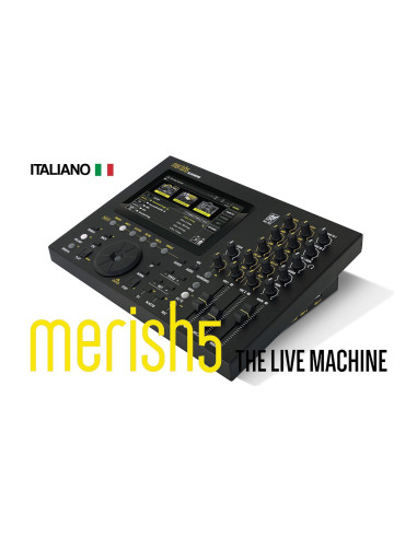 M-LIVE Merish 5+ Plus | Lettore Basi Musicali Midi/Mp3/Mp4/Mta16 con Mixer ed Effetti