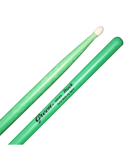 Green rock | Bacchette per batteria
