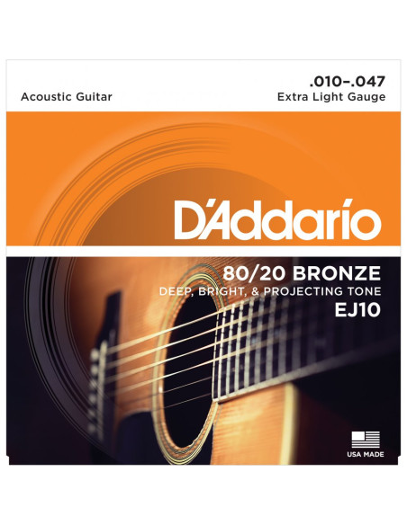 EJ10 | Muta di corde per chitarra acustica 