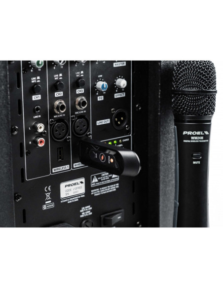 PROEL | U24H | Microfono palmare wireless