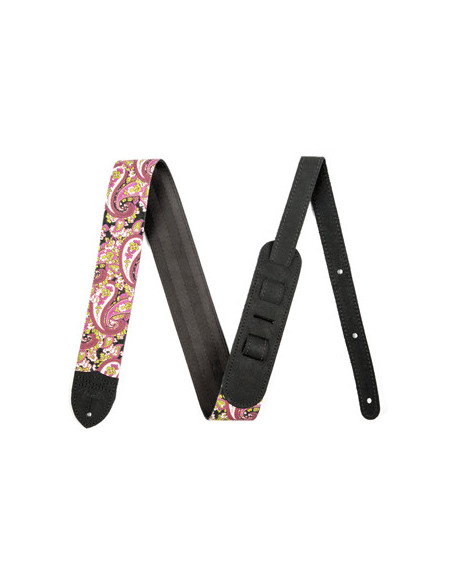 2in Pink Paisley | Tracolla per chitarra