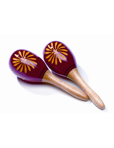 GMW M Maracas medie in legno Global - Nero