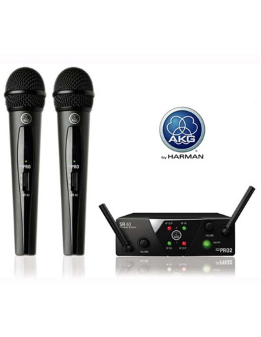 AKG WMS 40 Mini Dual | Set di Microfoni Wireless