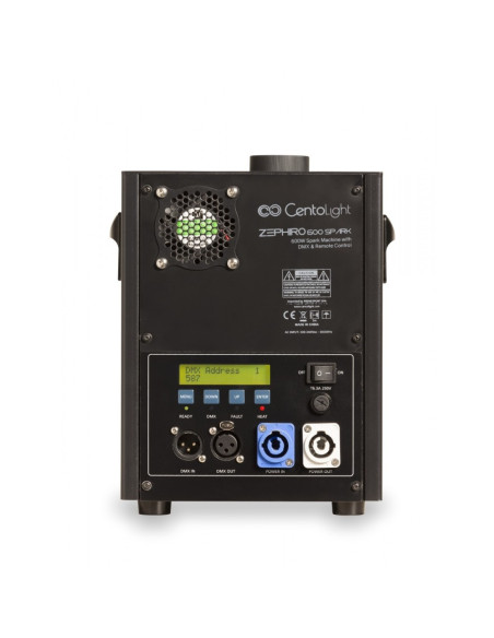 CENTOlight | ZEPHIRO 600 SPARK | Fontana luminosa fredda DMX