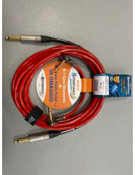 RICS 01R + RICS01R (0,15) | cavo di segnale per chitarra