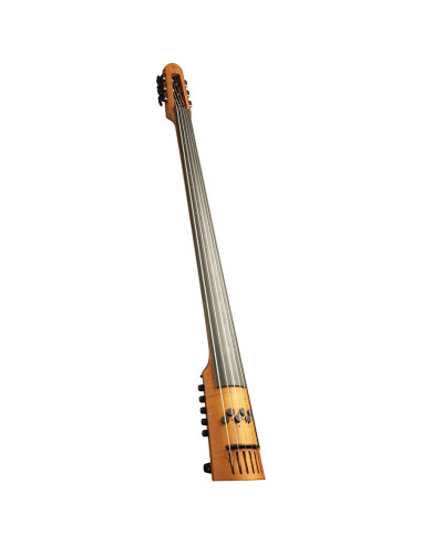 EU6 Electric Upright Bass 6 Amber Stain