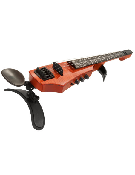 CR5 Fretted Electric Violin 5 Amber Stain