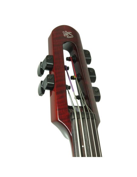 WAV5 Electric Cello 5 Transparent Red