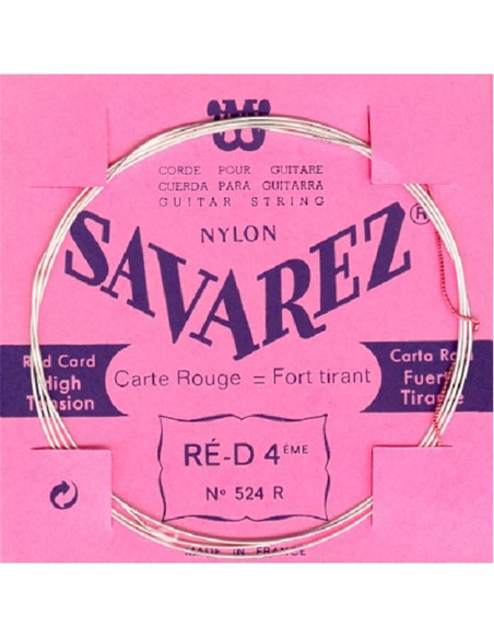524R Corda singola RE-D-4 Chitarra Classica