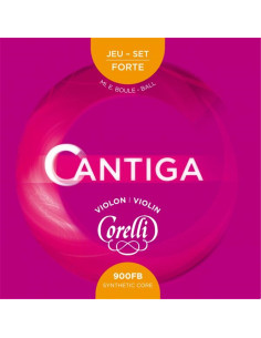 900FB Cantiga x violino Set Tensione Forte Mi con pallino