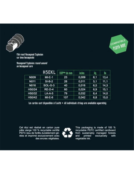 Hexagonal Explosion - H50XL Extra Light Set 009/042