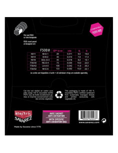 F50BM Corde Focus per Chitarra Elettrica 11-52, Set/6