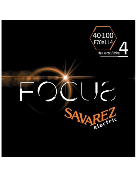 F70XLL4 Corde Focus per Basso Elettrico 40-100, Set/4