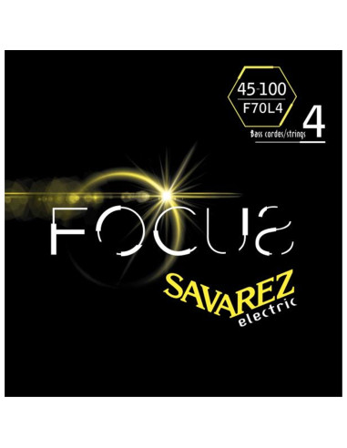 F70L4 Corde Focus per Basso Elettrico 45-100,...