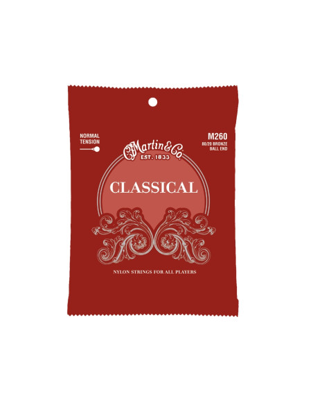 M260 Classical Guitar Tensione Normale \"ball end\" 28-43