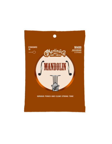 M400 Mandolin Strings Standard 80/20 Bronze