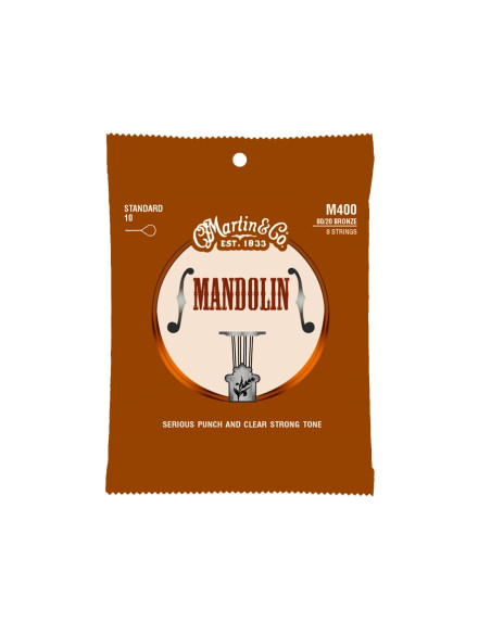 M400 Mandolin Strings Standard 80/20 Bronze