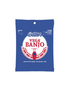 V740 Vega Banjo Strings Medium Monel Wound 2