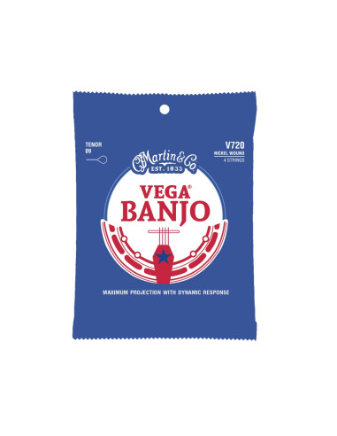 V720 Vega Banjo Strings Tenor Nickel Wound