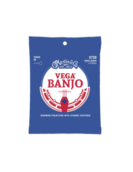 V720 Vega Banjo Strings Tenor Nickel Wound