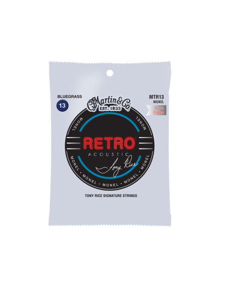 MTR13 Retro Acoustic Bluegrass T Rice\'s Choice Monel Woud 13-56