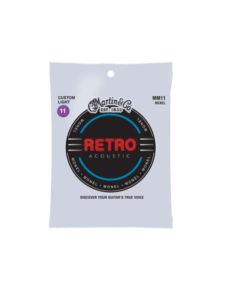 MM11 Retro Acoustic Custom Light Monel Wound 11-52