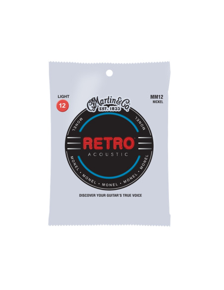 MM12 Retro Acoustic Light Monel Wound 12-54