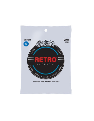MM13 Retro Acoustic Medium/Light Monel Wound 13-56