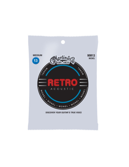 MM13 Retro Acoustic Medium/Light Monel Wound 13-56