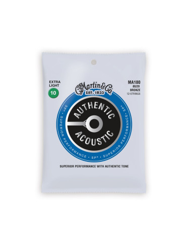 MA180 Authentic SP Extra Light 12-Strings...