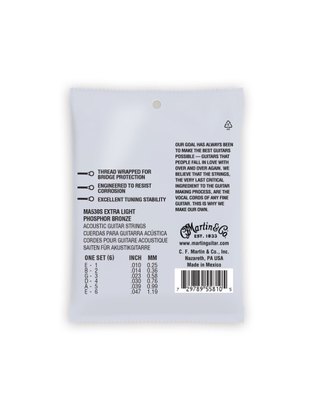 MA530S Authentic Marquis Silked Extra Light Phosphor Bronze 10-47