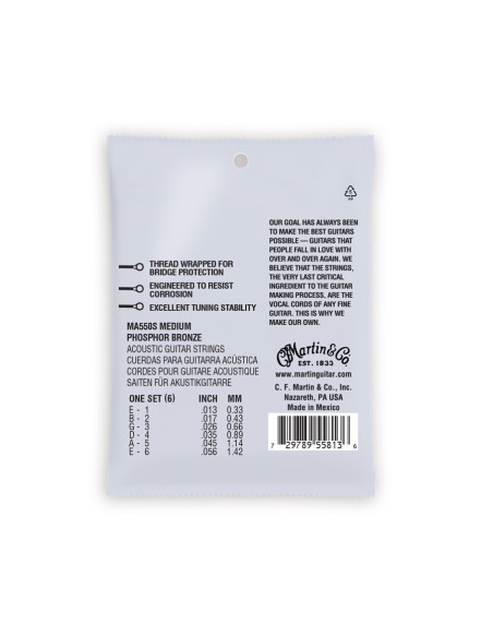 MA550S Authentic Marquis Silked Medium Phosphor Bronze 13-56