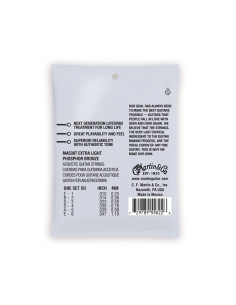 MA530T Authentic Lifespan 2.0 Extra Light Phosphor Bronze...