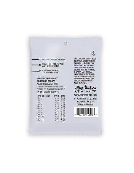 MA550FX Authentic Flexible Core Medium Phosphor Bronze 13-56