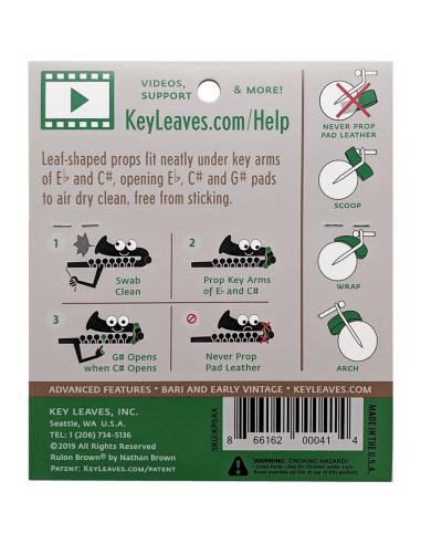 ASM KEYLEAVES Protezione per chiavi sax