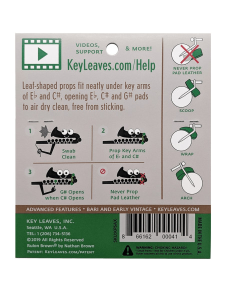 ASM KEYLEAVES Protezione per chiavi sax