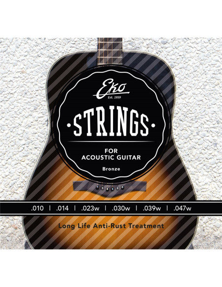 Corde Chitarra Acustica Bronze 10-47 Light Set/6