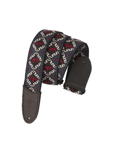 Jacquard Hootenanny Guitar Strap, Re (102510::015:)