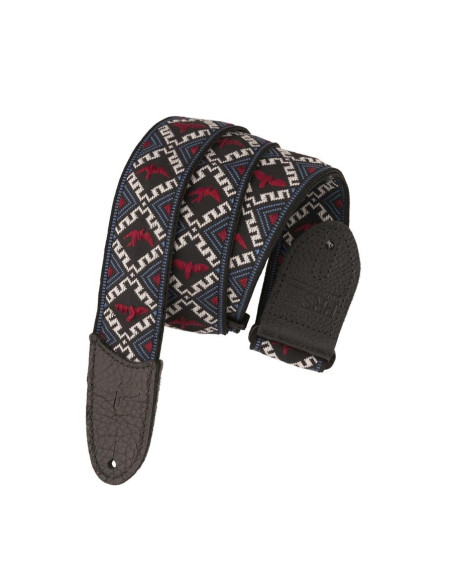 Jacquard Hootenanny Guitar Strap, Re (102510::015:)