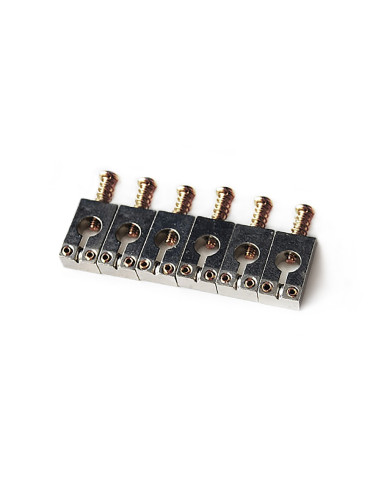 Tremolo Saddle (set of 6), Nickel (101692::002:)