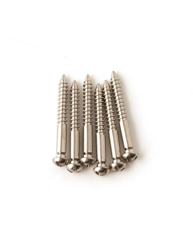 Tremolo Bridge Screws (set of 6), Nickel (101694::