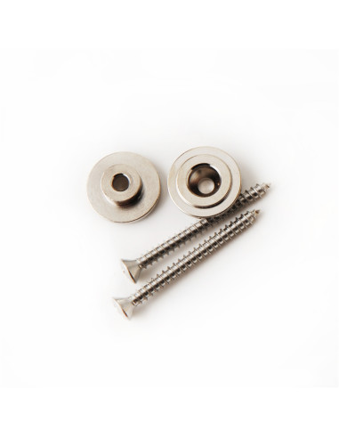 Strap Button & Screw, Nickel (2) (101753::002:)