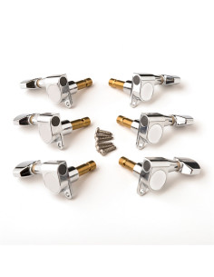 Phase II Locking Tuner, Nickel (Set of 6) (101675: