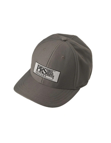 Block Logo Fitted Baseball Hat Gray S-M