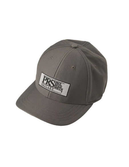 Block Logo Fitted Baseball Hat Gray S-M