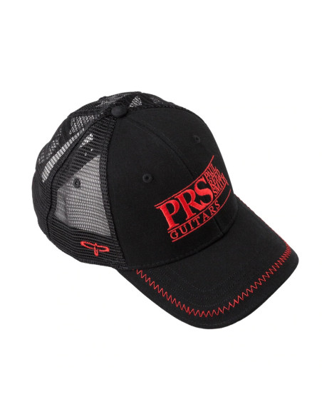 Trucker Logo Hat Block Logo Red