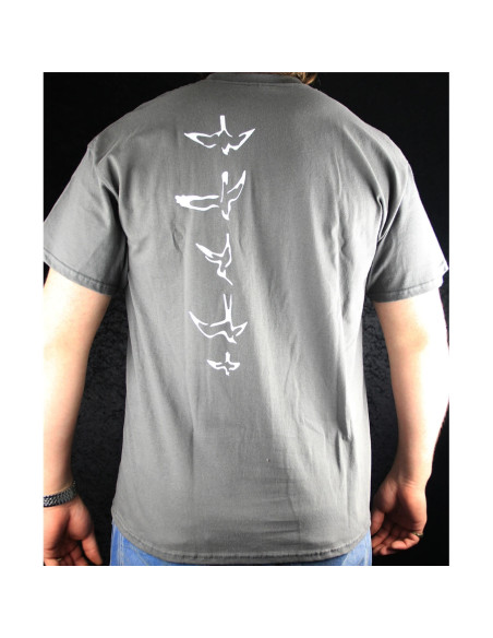 Birds T-shirt Charcoal L