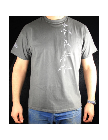 Birds T-shirt Charcoal L